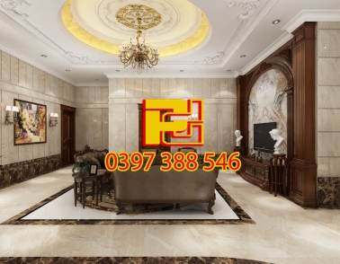 ĐÁ ỐP TƯỜNG PHÒNG KHÁCH 