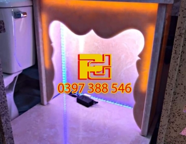 Bàn Thờ Ông Địa Ốp Đá Hoa Cương