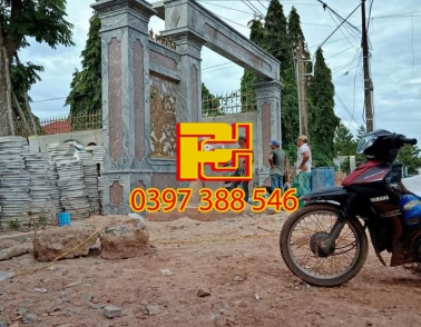 Cổng Đá Hoa Cương Biệt Thự