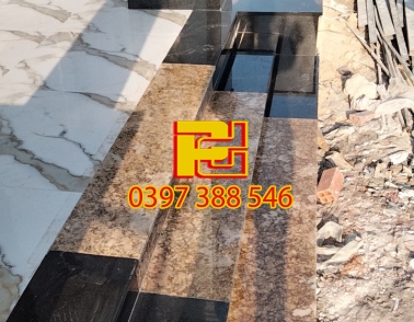 LẮP BẬC TAM CẤP ĐÁ HOA CƯƠNG ĐẸP