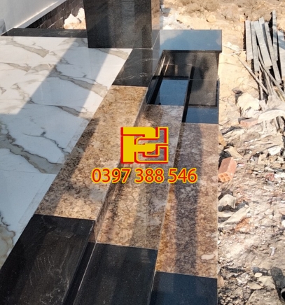 LẮP BẬC TAM CẤP ĐÁ HOA CƯƠNG ĐẸP
