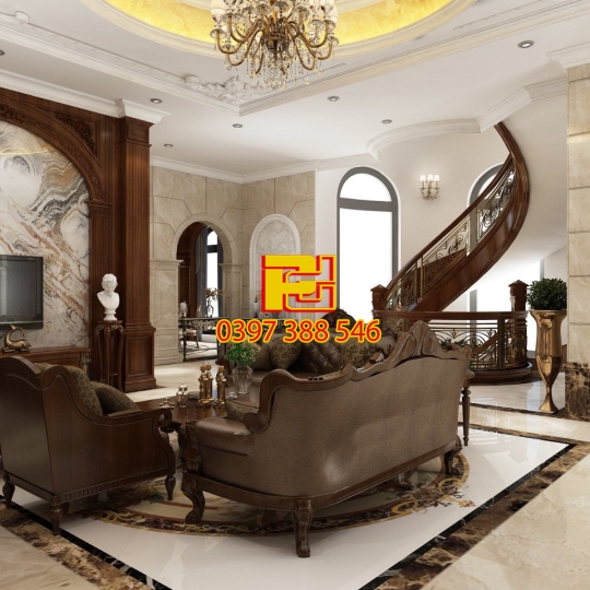 ỐP TƯỜNG ĐÁ HOA CƯƠNG PHÒNG KHÁCH 